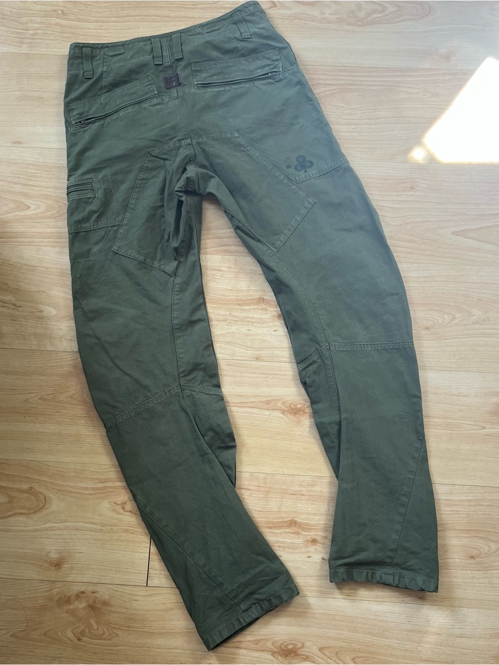 G-Star Raw Rco Powel 3D Tapered Cargo Pants 31W Army Military Green Archive - Picture 4 of 12